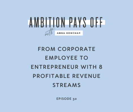 From Corporate Employee to Entrepreneur with 8 Profitable Revenue Streams