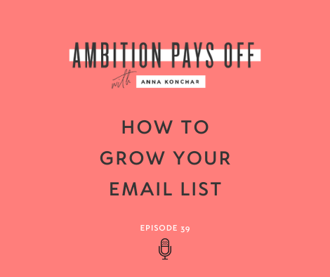 How to grow your email list