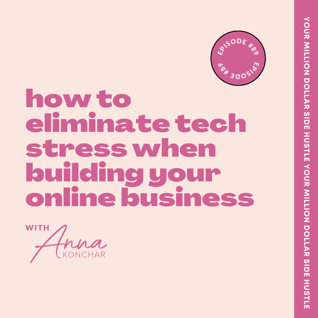 How to eliminate tech stress when building your online business.